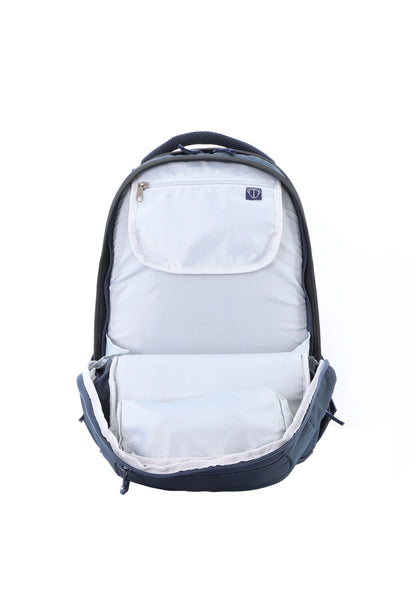 2be School Backpack with Ergonomic  Spine-support and Reflective parts Navy
