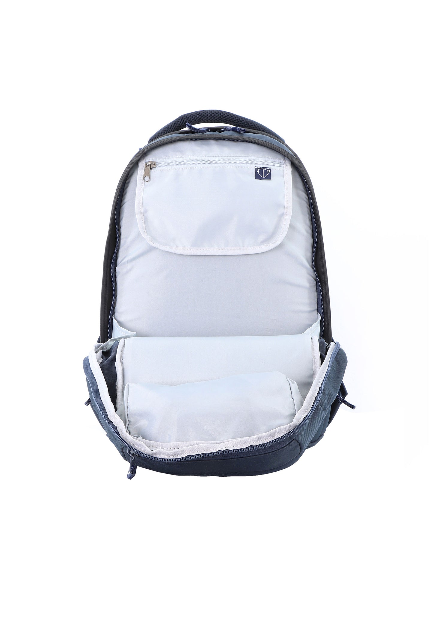 2be School Backpack with Ergonomic  Spine-support and Reflective parts Navy