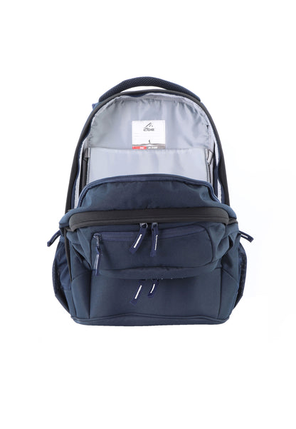 2be School Backpack with Ergonomic  Spine-support and Reflective parts Navy