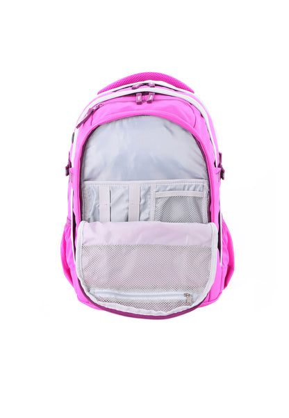 2be School Backpack with Ergonomic  Spine-support and Reflective parts Fuchsia