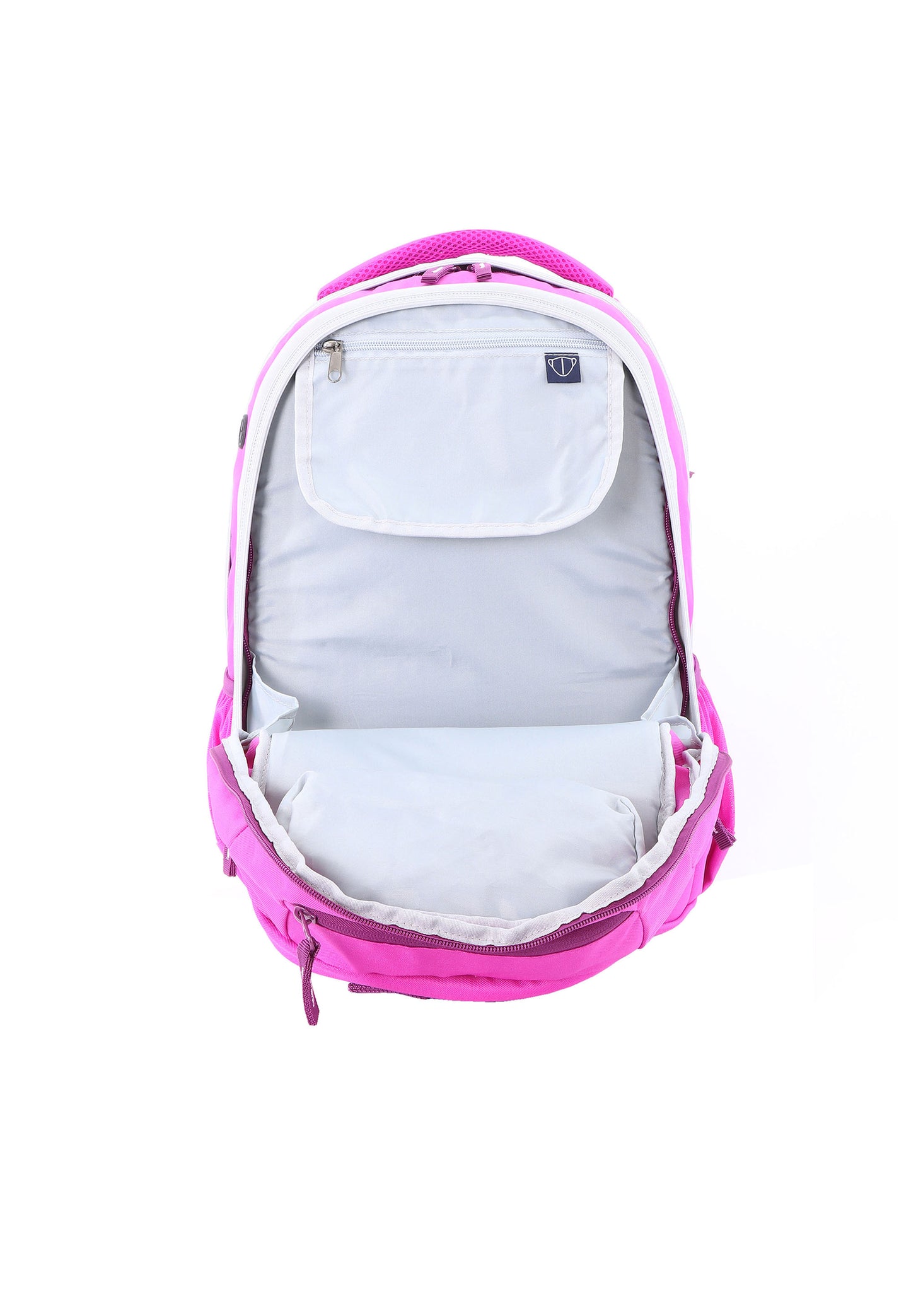 2be School Backpack with Ergonomic  Spine-support and Reflective parts Fuchsia