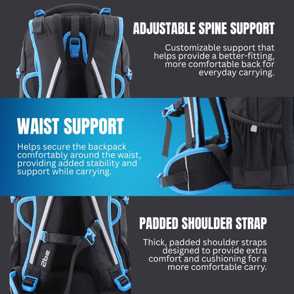 2be Ergonomic School Backpack with  Spine-support and Reflective parts