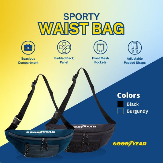 Goodyear Sporty Waist Bag – Versatile, Compact and Durable