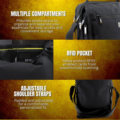 National Geographic Mutation Recycled rPET Shoulder Bag - N18384