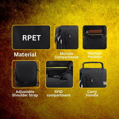 National Geographic Mutation Recycled rPET Shoulder Bag - N18384