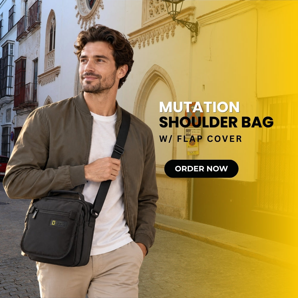 National Geographic Mutation Recycled rPET Shoulder Bag - N18384