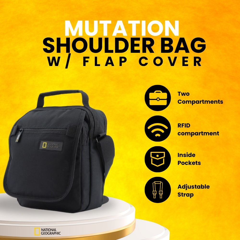 National Geographic Mutation Recycled rPET Shoulder Bag - N18384