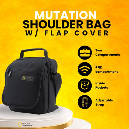 National Geographic Mutation Recycled rPET Shoulder Bag - N18384