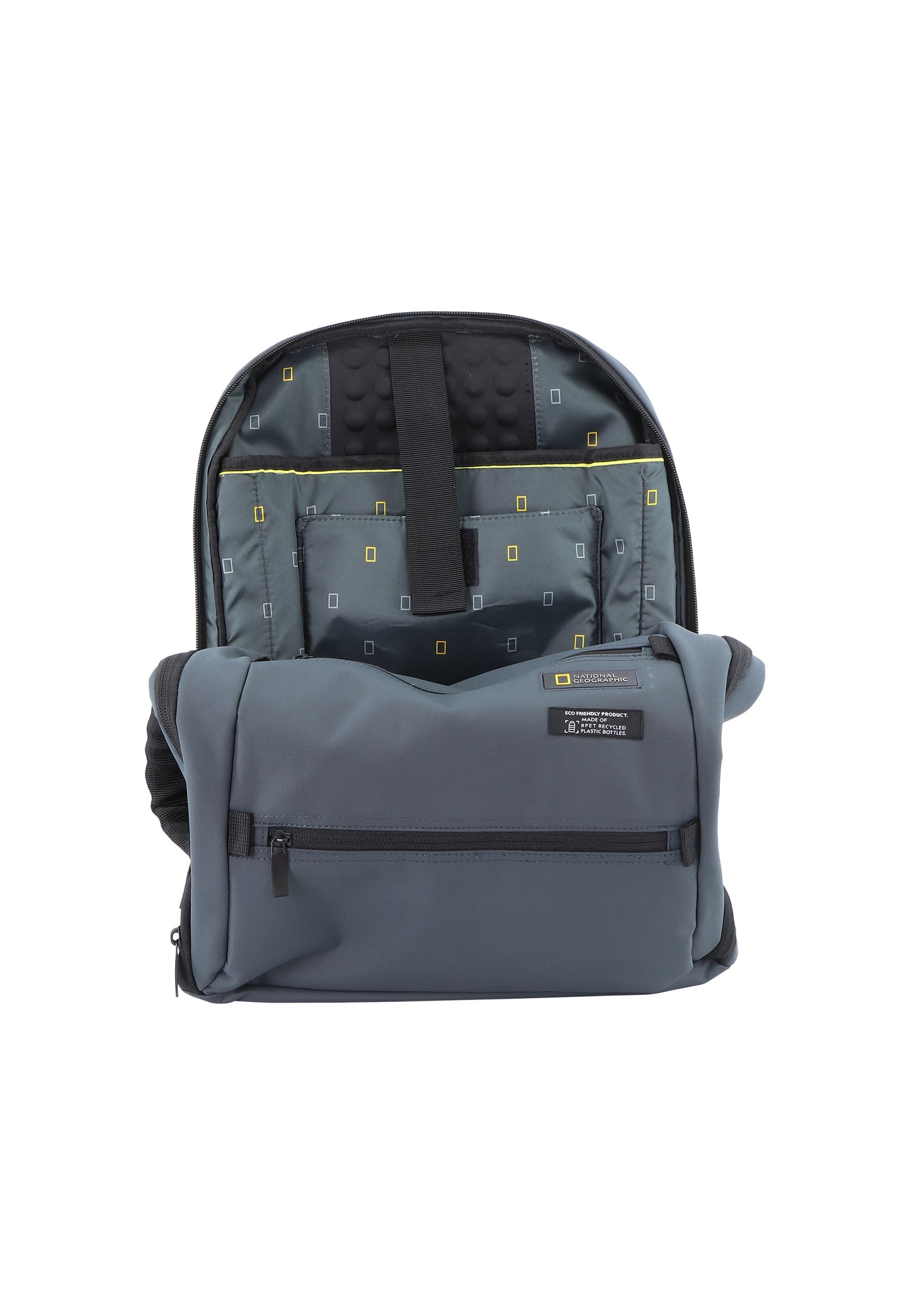 National Geographic Laptop Backpack / School Bag - 15 inch - Mutation - N18388 - Gray