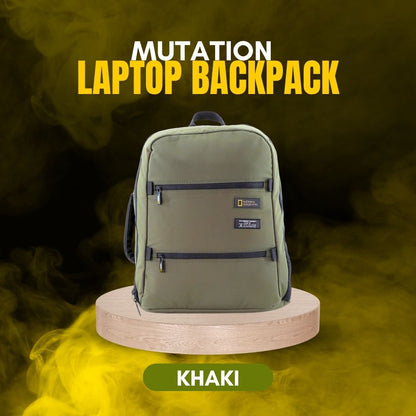 National Geographic Laptop Backpack / School Bag - 15 inch - Mutation - N18388 - Khaki