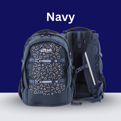 2be Ergonomic School Backpack with  Spine-support and Reflective parts