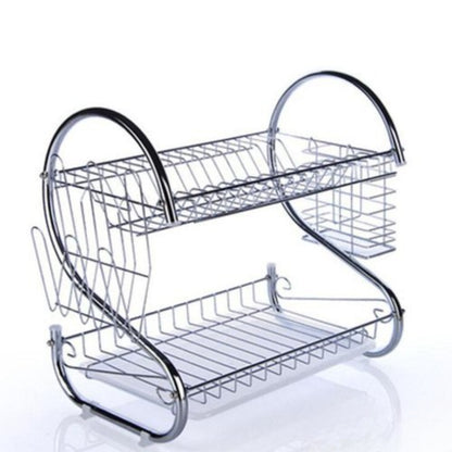Sofymart  2-Tier Chrome Dish Drying Rack