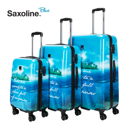 3 piece luggage set Saxoline Blue Island | PH