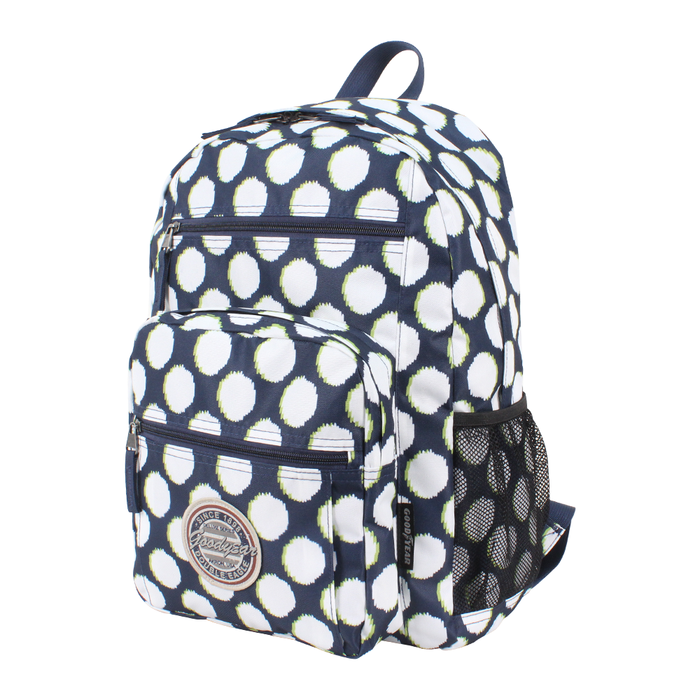 printed polyester backpack