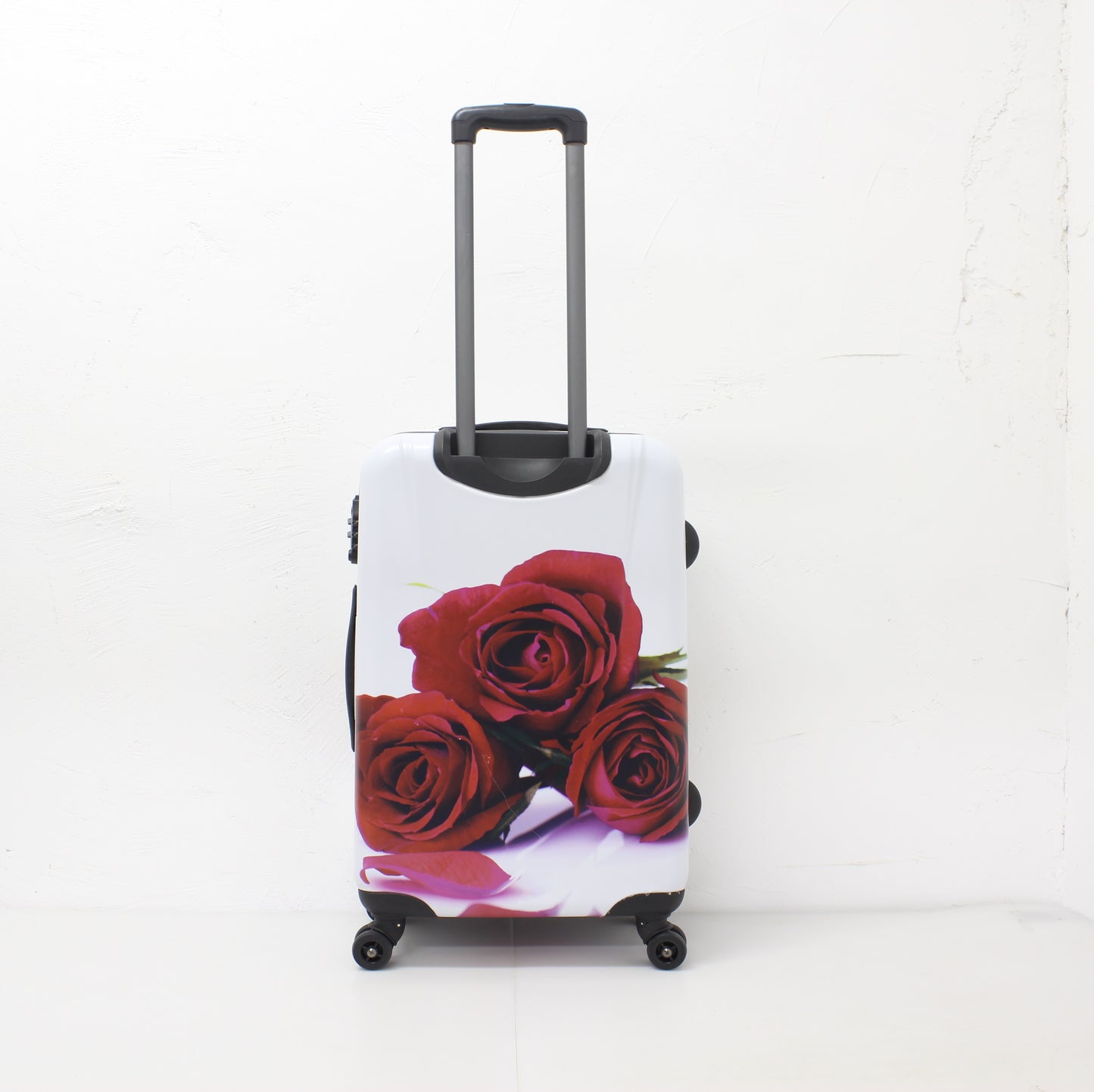 Saxoline Red Roses Hard Luggage/ Suitcase Medium